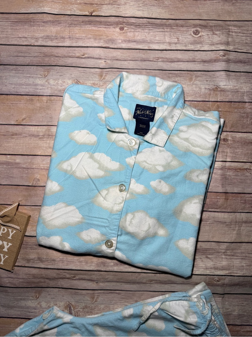 Nick and Nora Cloud 9 Pajama Set Size 3XL - Picture 2 of 14